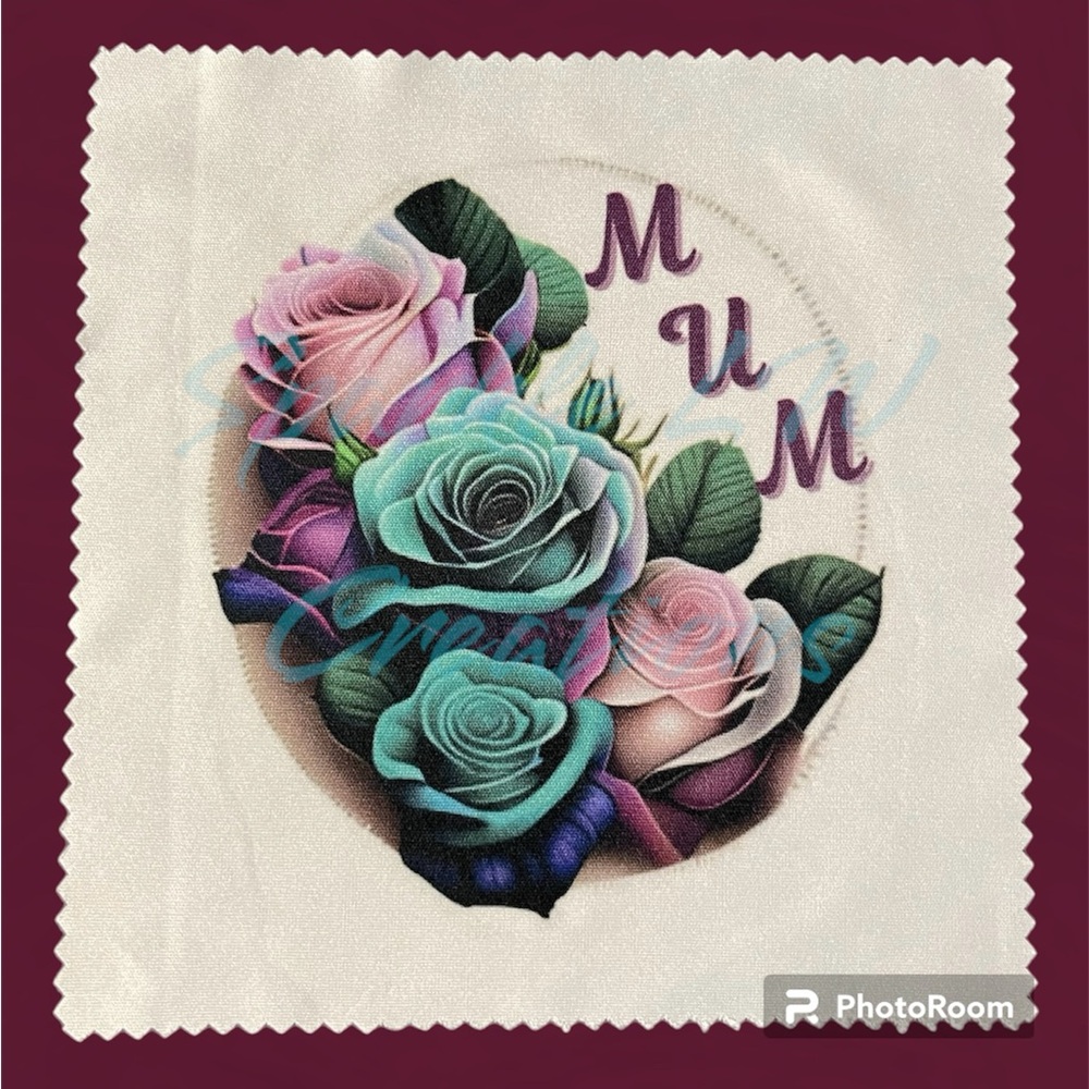 Mom Gift Personalized Glasses Cleaning Cloth Custom Made